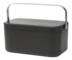 Brabantia SinkSide Prullenbak Aanrecht Afvalbakje Dark Grey 1,8 liter