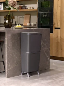 Brabantia SortUp Hi Prullenbak Dark Grey 20 + 25 liter