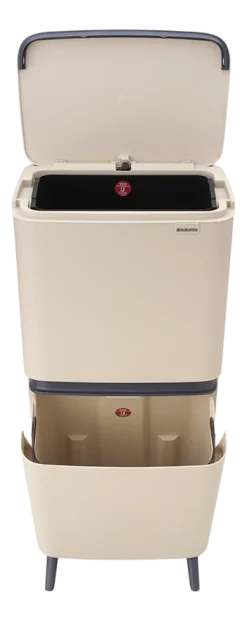 Brabantia SortUp Hi Prullenbak Soft Beige 20 + 25 liter