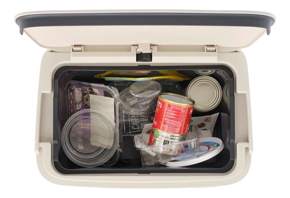 Brabantia SortUp Hi Prullenbak Soft Beige 20 + 25 liter