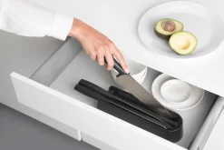 Brabantia Tasty+ Lade Messenblok Dark Grey met 3 Messen New
