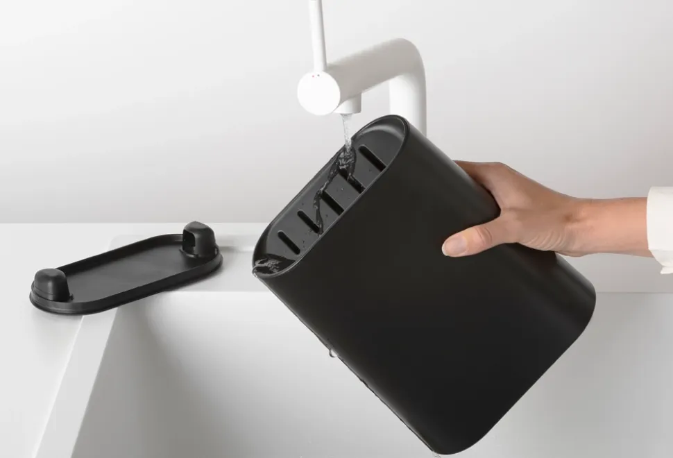 Brabantia Tasty+ Messenblok Dark Grey met 5 Messen
