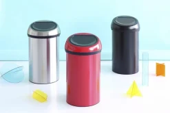 Brabantia Touch Bin Afvalemmer 60 Liter Vingerafdrukvrij - 120512