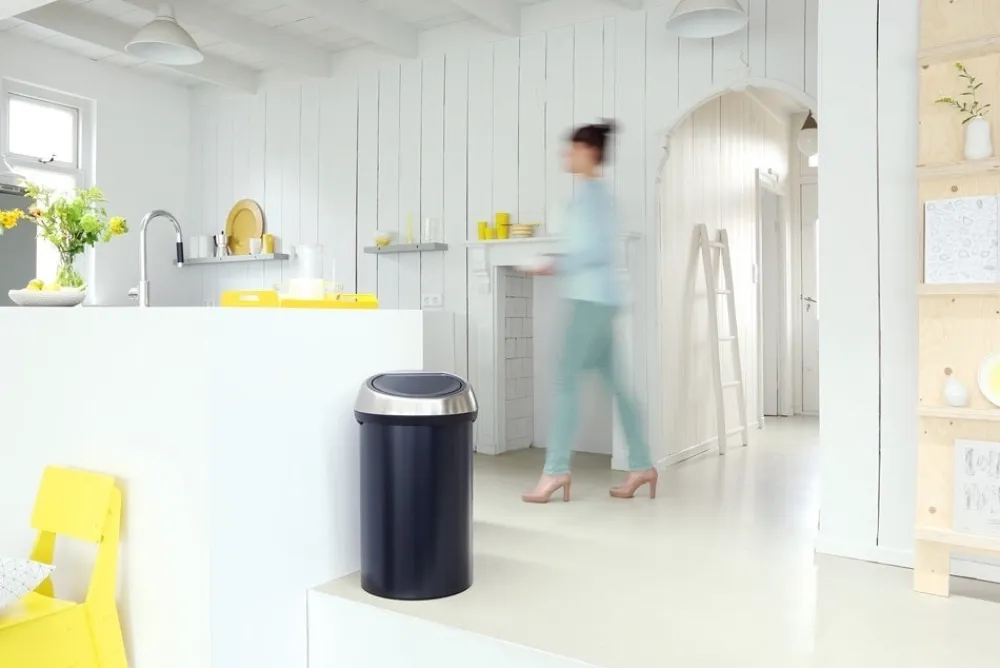 Brabantia Touch Bin Afvalemmer 60 Liter Vingerafdrukvrij - 120509 Sale