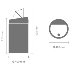 Brabantia Touch Bin Afvalemmer 60 Liter Vingerafdrukvrij - 120506 Best