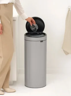 Brabantia Touch Bin Prullenbak Soft Grey 30 liter Outlet