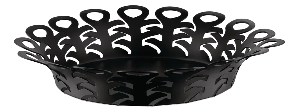 Alessi Broodmand Vimini Black 25 cm New