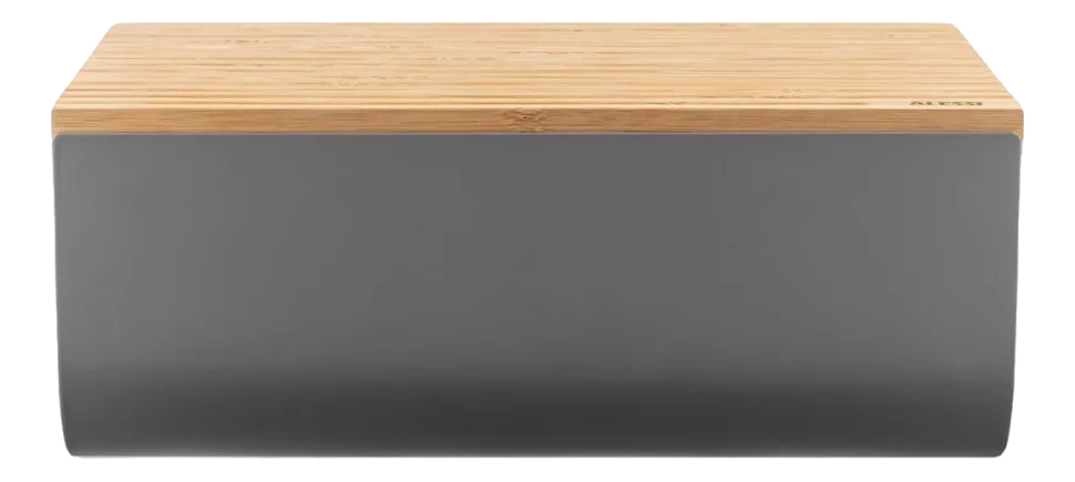 Broodmand + Broodplank Alessi Mattina Dark Grey