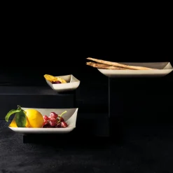 Sambonet Broodmand Linea Q Antique PVD Champagne 30 x 12 cm