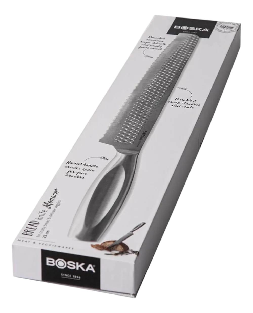 Boska Broodmes Monaco+ Silver 23 cm Clearance