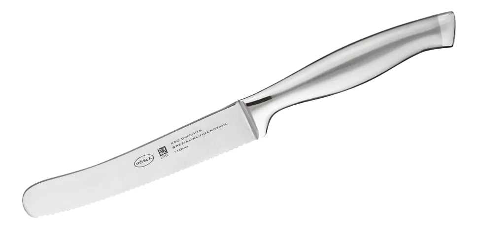 Broodmes Rösle Basic Line Ontbijt 11 cm Zilver