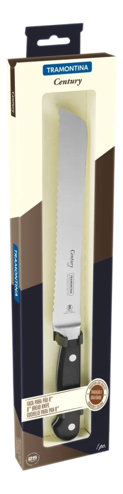 Tramontina Broodmes Century Zwart 20 cm Clearance