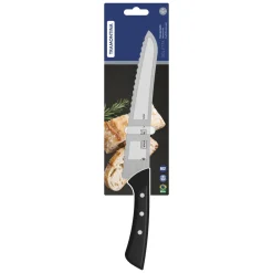 Broodmes Tramontina Solutta Zwart 20 cm