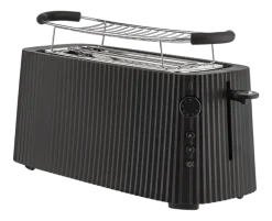 Alessi Broodrooster Plissé Long Toaster Black Hot