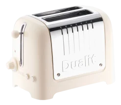 Broodrooster Dualit LITE Gloss 2-Slots Canvas Wit