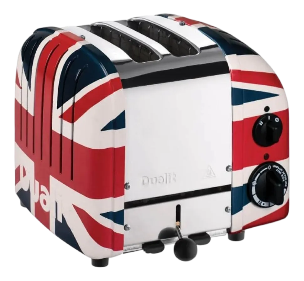 Broodrooster Dualit NewGen 2-Slots 80th Anniversary Union Jack