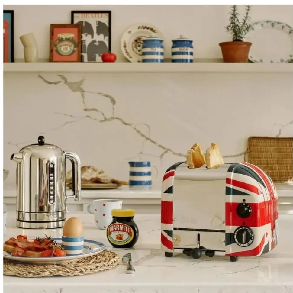 Broodrooster Dualit NewGen 2-Slots 80th Anniversary Union Jack