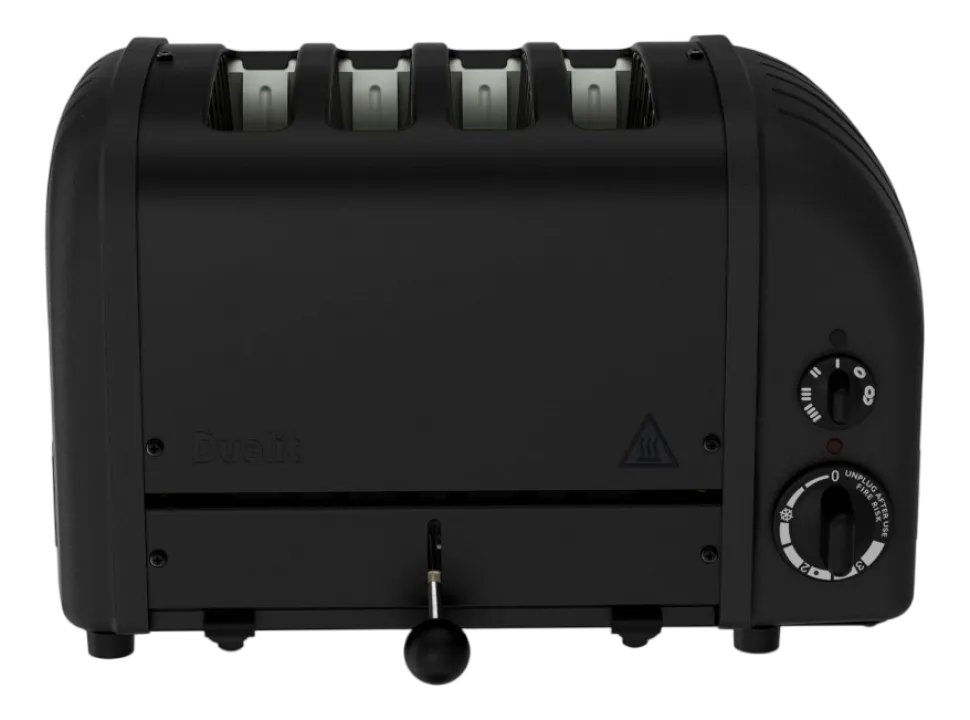 Broodrooster Dualit 4 Slots Stealth Black NewGen