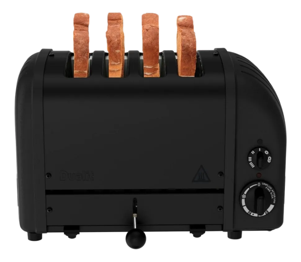 Broodrooster Dualit 4 Slots Stealth Black NewGen