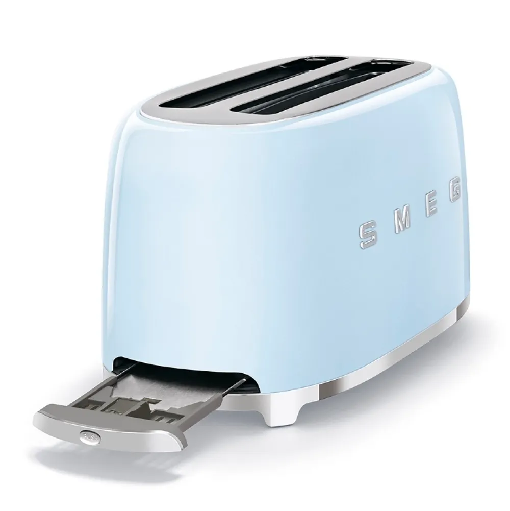 Smeg Broodrooster TSF02PBEU 2x4 50 Style Pastelblauw Sale
