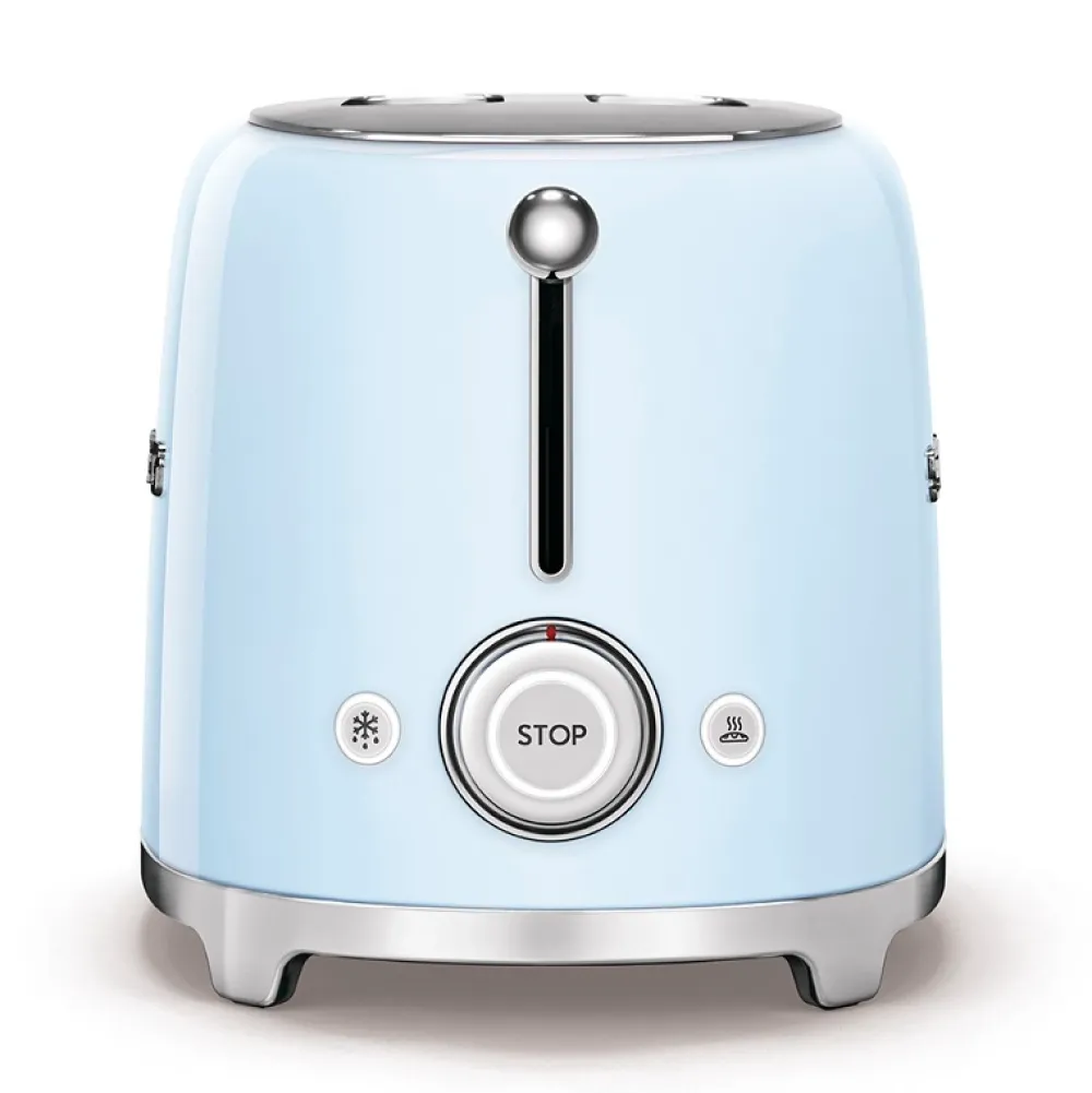 Smeg Broodrooster TSF02PBEU 2x4 50 Style Pastelblauw Sale
