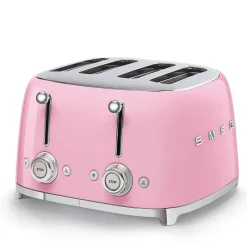 Smeg Broodrooster TSF03PKEU 4x4 50 Style Roze Online