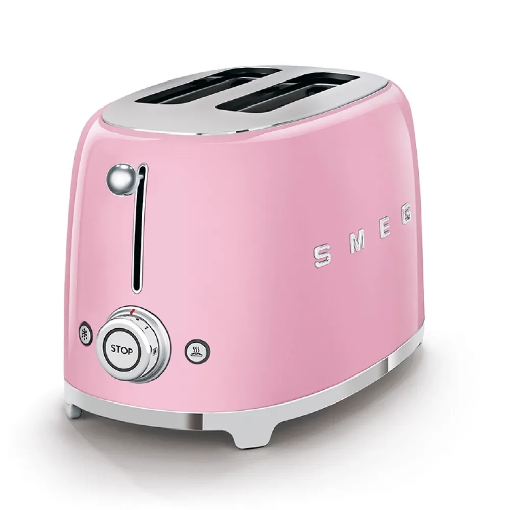 Smeg Broodrooster TSF01PKEU 2x2 50 Style Roze Sale