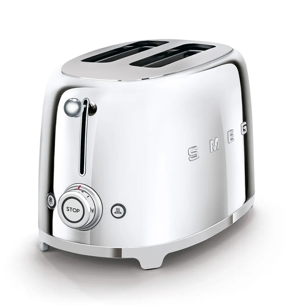 Smeg Broodrooster TSF01SSEU 2x2 50 Style Chroom