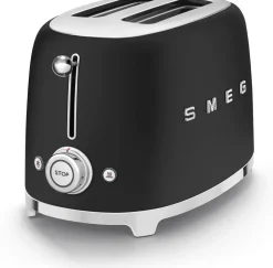 Broodrooster Smeg TSF01 2x2 50 Style Zwart Mat