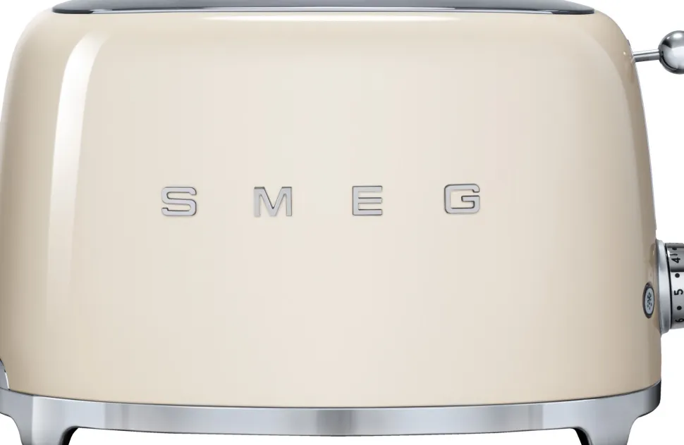 Broodrooster Smeg TSF02 2x4 50 Style Crème