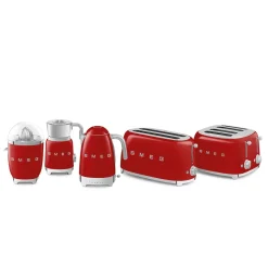 Broodrooster Smeg TSF02 2x4 50 Style Rood