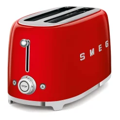 Broodrooster Smeg TSF02 2x4 50 Style Rood
