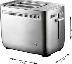 Broodrooster Solis Sandwich Toaster 8003 Zilver