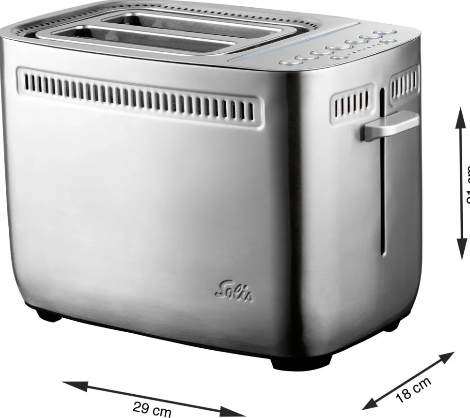 Broodrooster Solis Sandwich Toaster 8003 Zilver