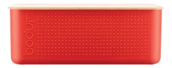 Broodtrommel Bodum Bistro Large Basic Red met Bamboo Deksel