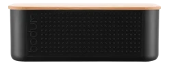 Bodum Broodtrommel Bistro Large Black met Bamboo Deksel Clearance
