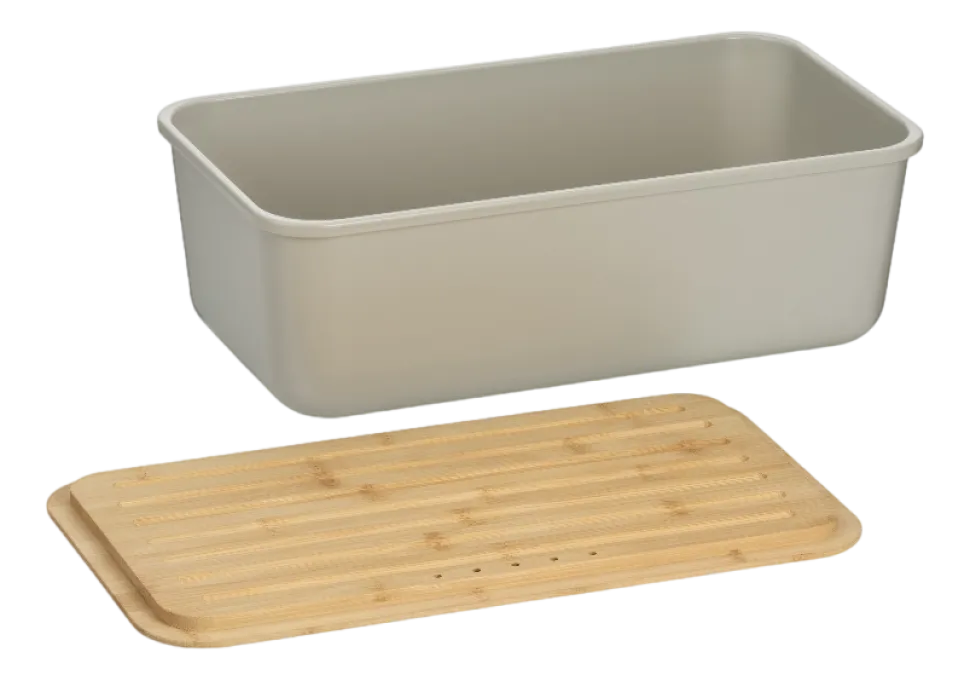 Broodtrommel Kela Apart Met Deksel als Snijplank Wit