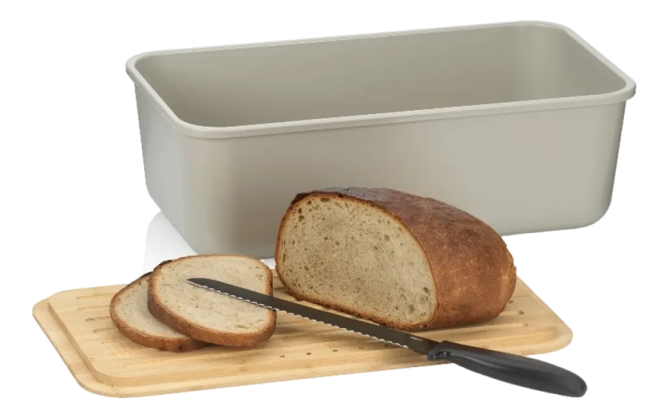 Broodtrommel Kela Apart Met Deksel als Snijplank Wit