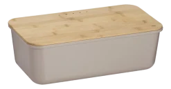 Kela Broodtrommel Apart Met Deksel als Snijplank Grijs Clearance