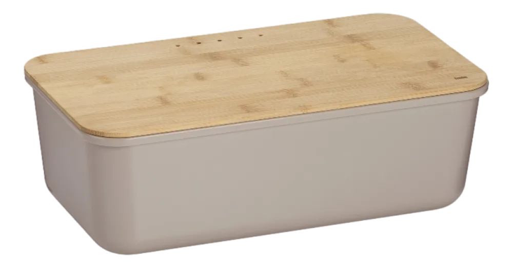 Kela Broodtrommel Apart Met Deksel als Snijplank Grijs Clearance