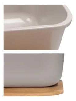 Kela Broodtrommel Apart Met Deksel als Snijplank Grijs Clearance