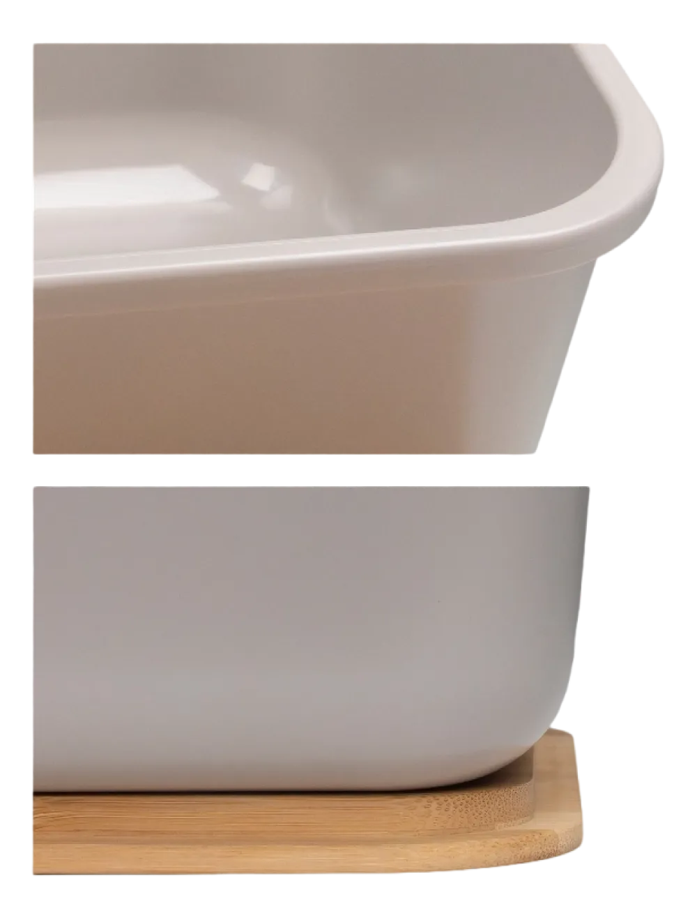 Kela Broodtrommel Apart Met Deksel als Snijplank Grijs Clearance
