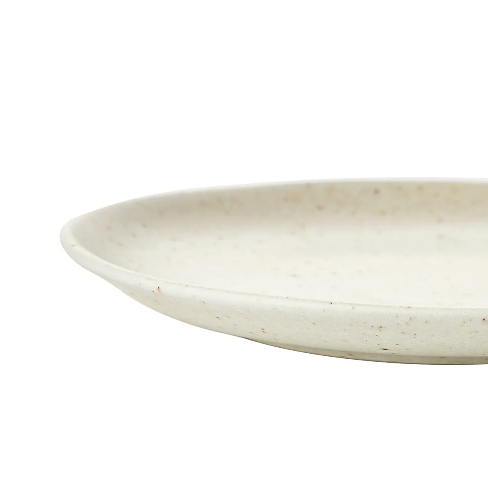 by fonQ Mixed Ceramics Ontbijtborden 4st. - Ø 22 cm - Crème