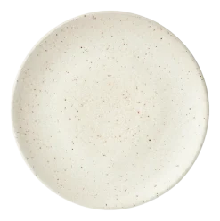 by fonQ Mixed Ceramics Ontbijtborden 4st. - Ø 22 cm - Crème