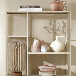 by fonQ Mixed Ceramics Ontbijtborden 4st. - Ø 22 cm - Crème