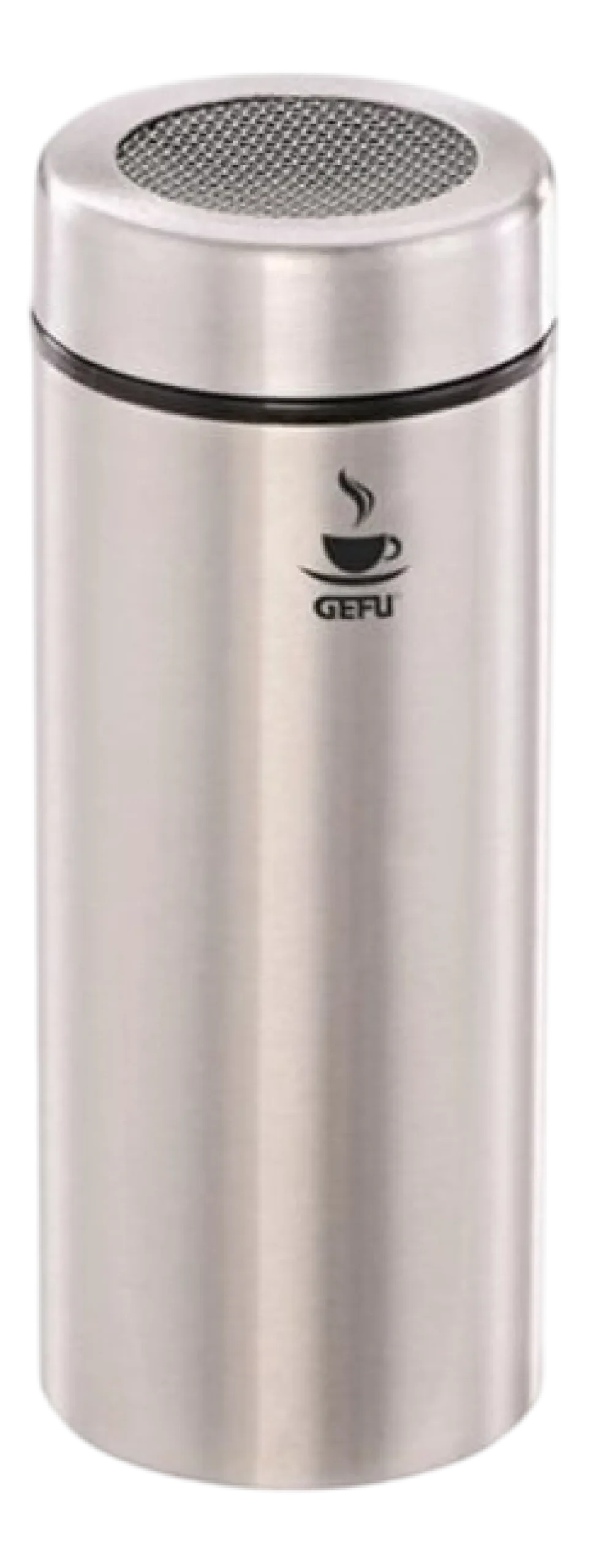 Cacao Strooier Gefu Met Mesh-Top Fina Zilver