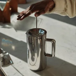 Aarke Cafetière French Press Stainless Steel 1 L