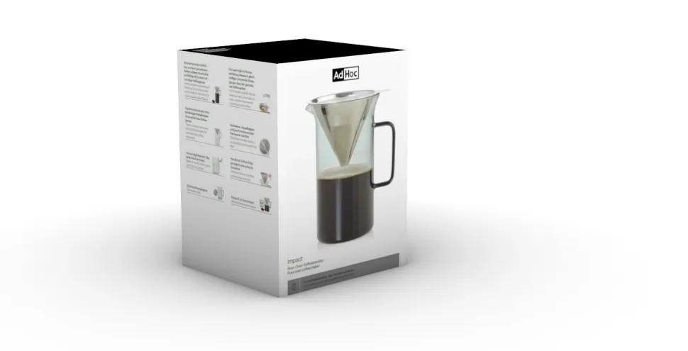 Cafetière AdHoc Pour Over Impact 600 ml