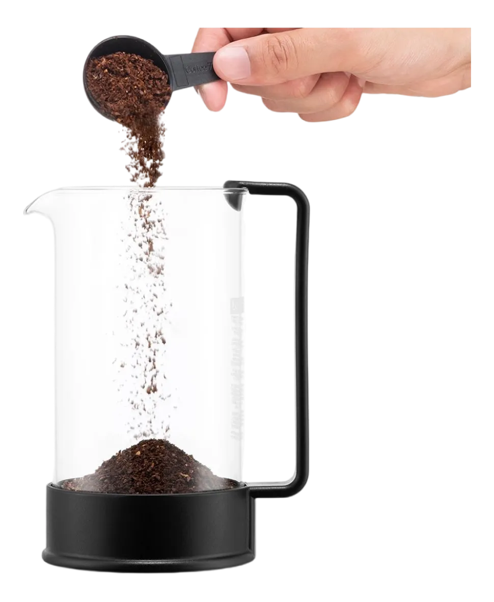 Cafetière Bodum Brazil Black Recht Handvat 1 Liter