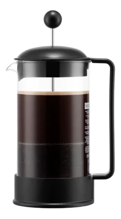 Cafetière Bodum Brazil Black Recht Handvat 1 Liter